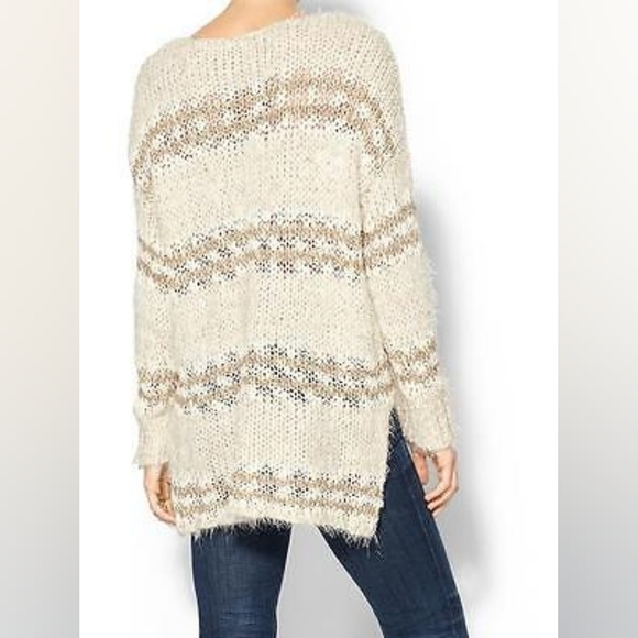 Free People Linus Stripe Pullover Sweater - Picture 4 of 13